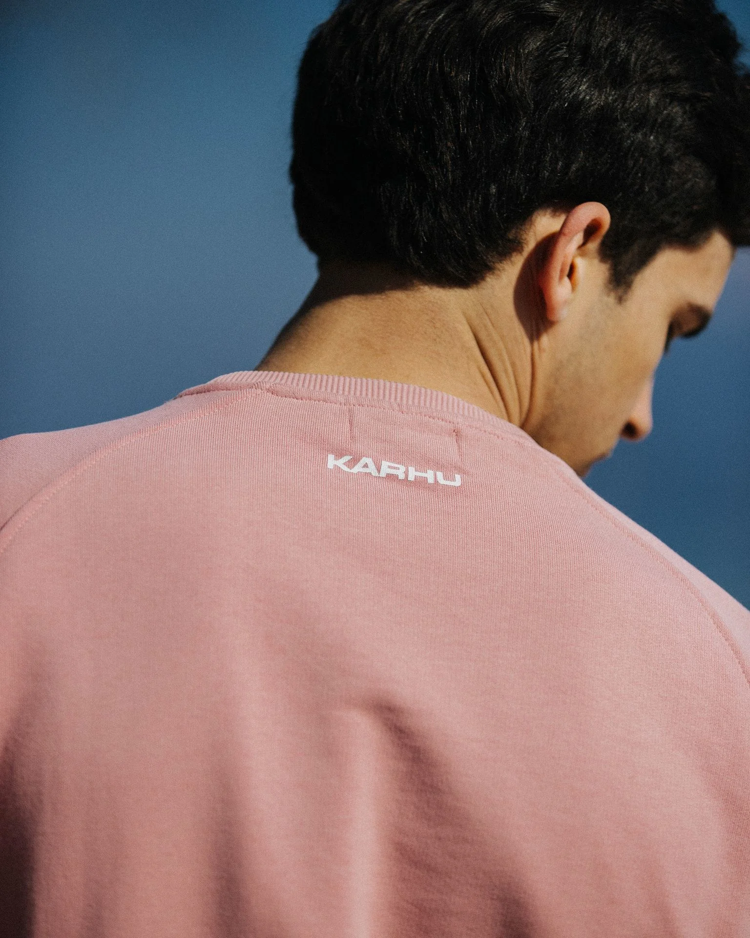 CLASSIC CHEST LOGO SWEATSHIRT - ROSE TAN / LILY WHITE - Image 6