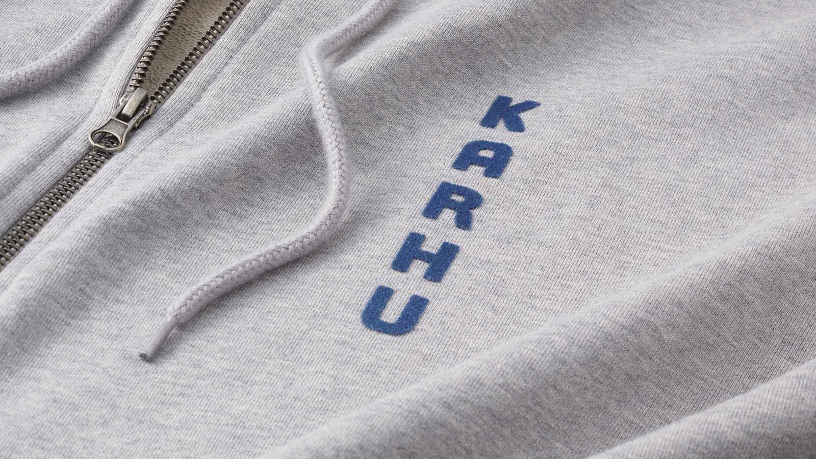 FULL ZIP HOODIE - HEATHER GREY / TRUE NAVY - Image 3