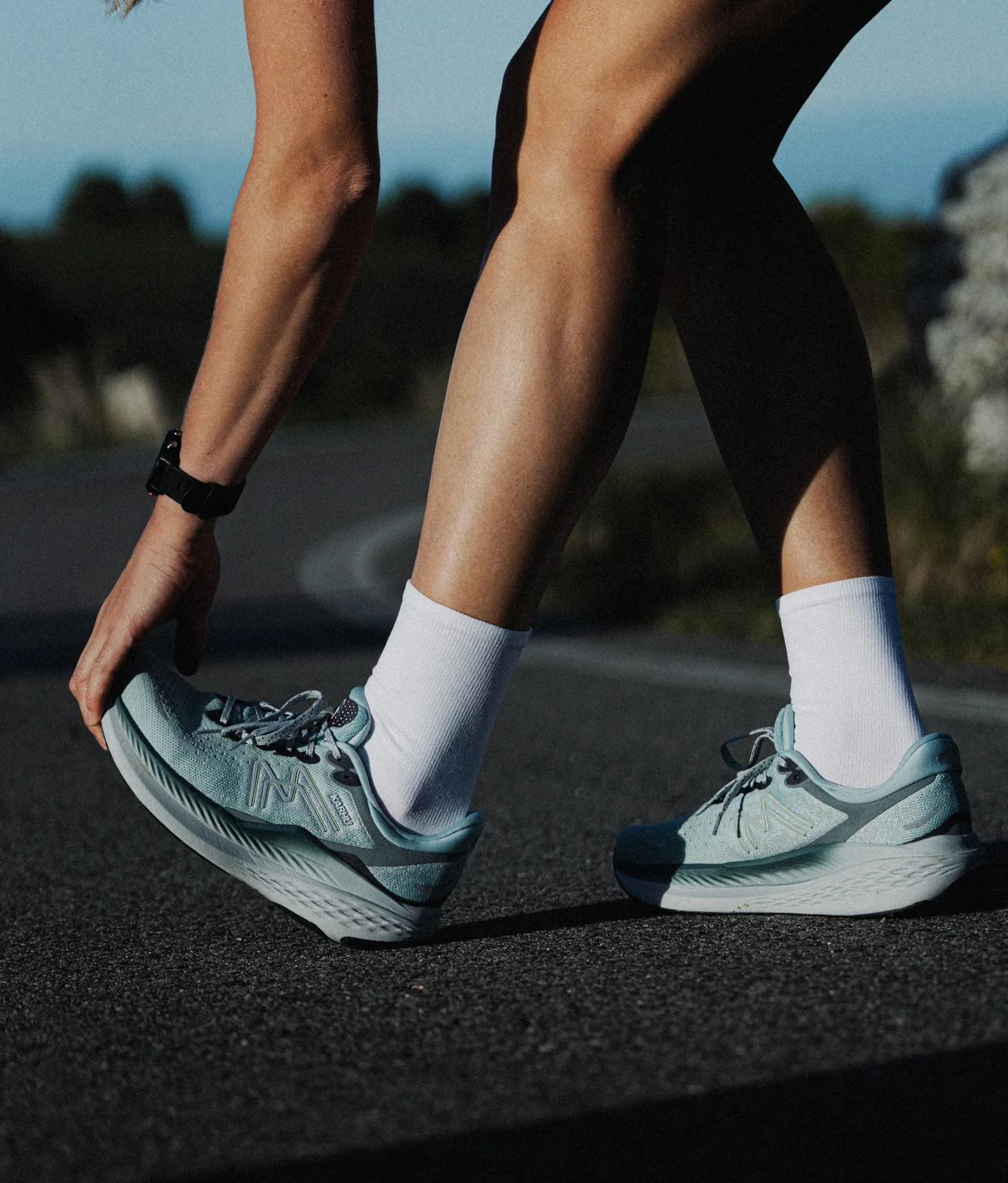 WOMEN'S MESTARI RUN 1.5 HIVO - BLUE HAZE / PATINA GREEN - Image 7