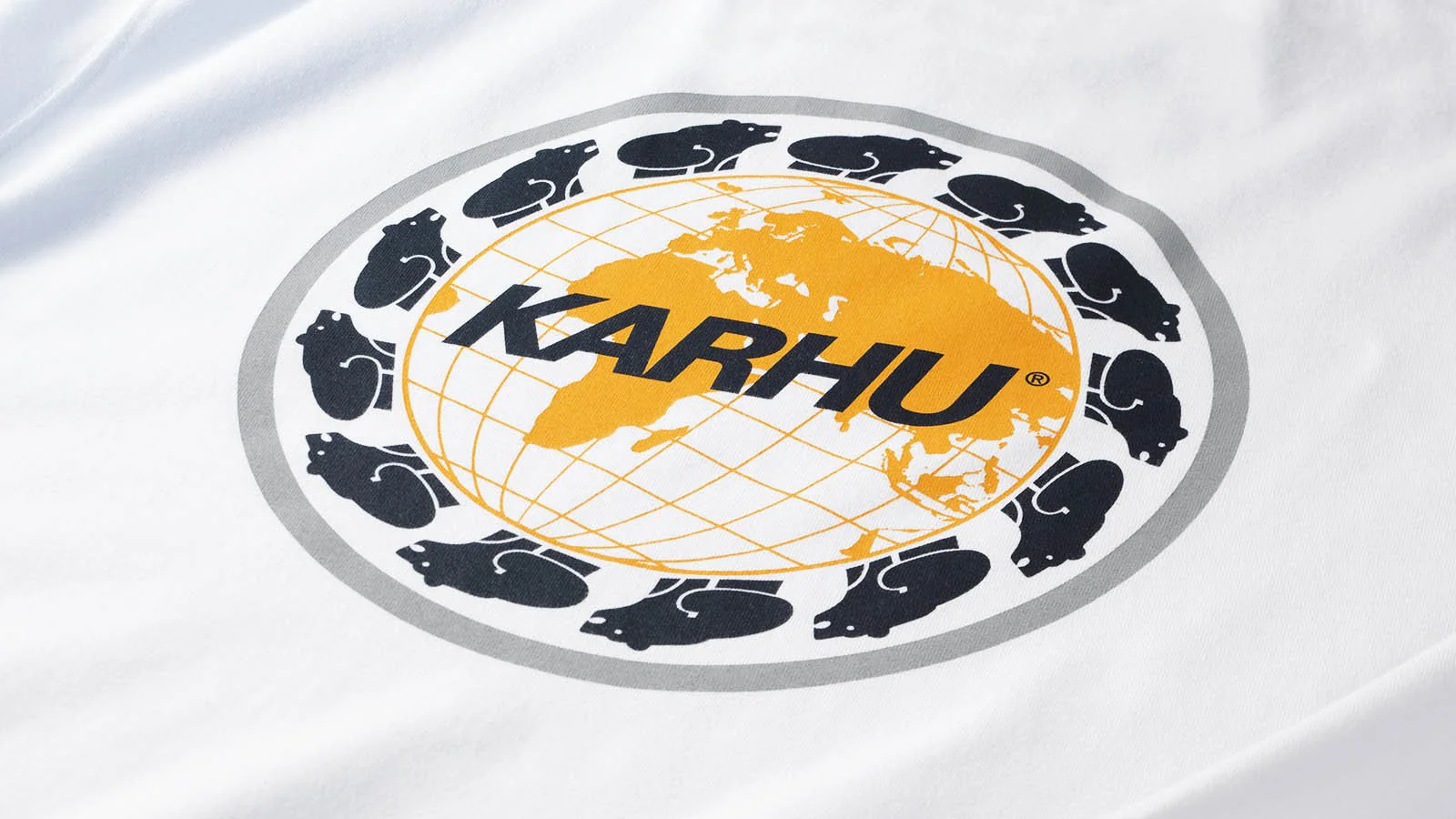 KARHU WORLDWIDE T–SHIRT - WHITE / INDIA INK - Image 3
