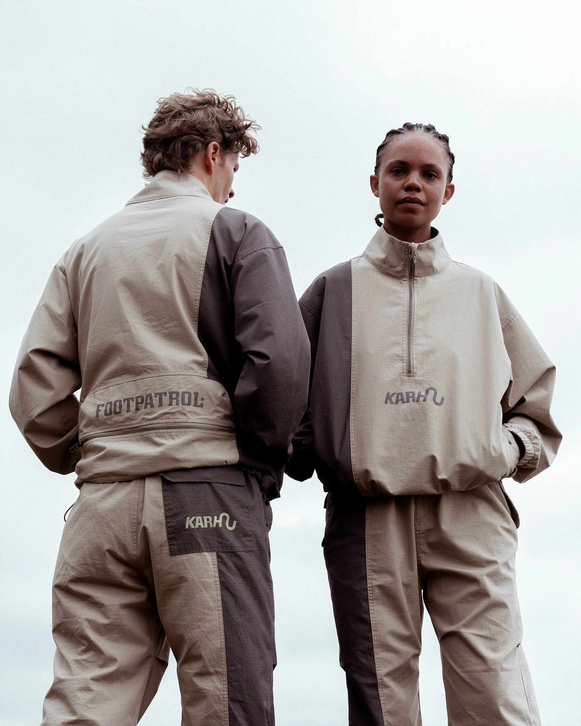 KARHU X FOOTPATROL TRACKSUIT "SNOWSTAR" -  ALUMINIUM / DARK GULL GRAY - Image 12